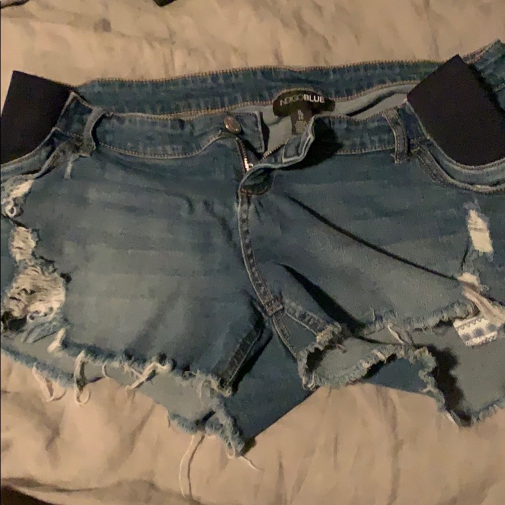 Maternity Jean Shorts